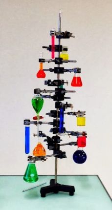   (Christmas tree? Chemistree! )